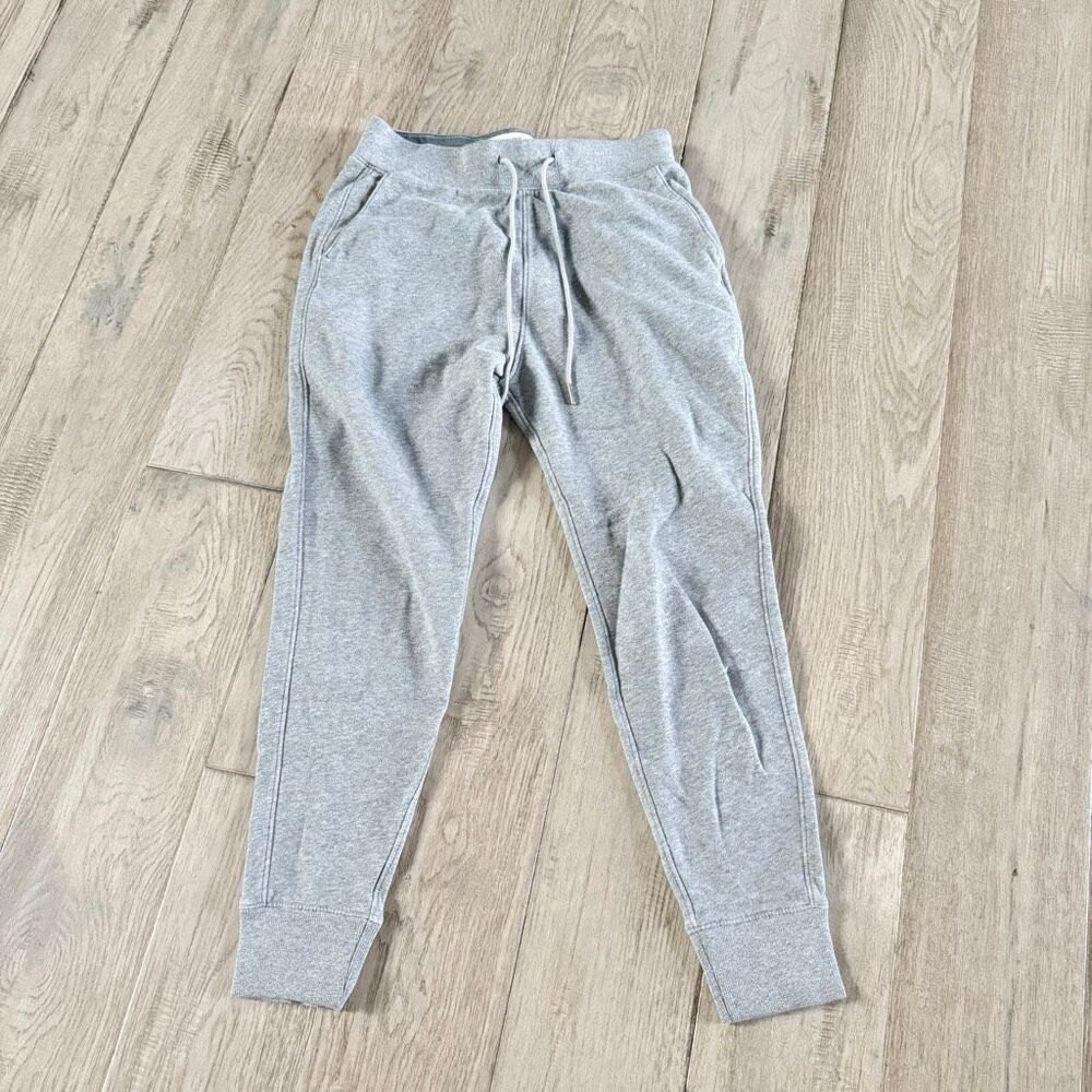 Men’s gray Abercrombie and Fitch jogger sweats fleece XS